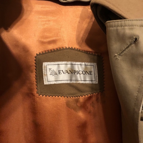 Evan Picone Trench Coat. Beautiful women’s long coat. Vintage.☀️Warm satin lined - Picture 2 of 16